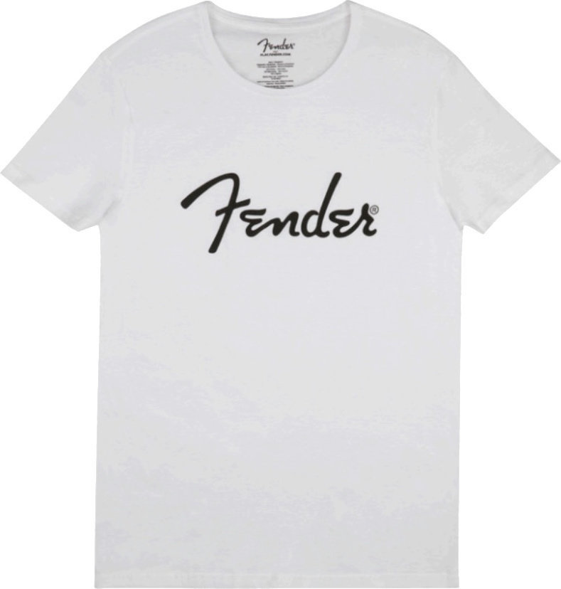 Fender Spaghetti Logo WHT L