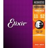 Elixir 16027 11/52 Nanoweb Phosphor Bronze Custom Light