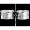 MEINL 14+15" TIMBALES SET CHROME, WITH STAND