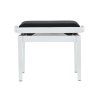 GEWA Piano bench Deluxe White high gloss