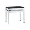 GEWA Piano bench Deluxe White high gloss