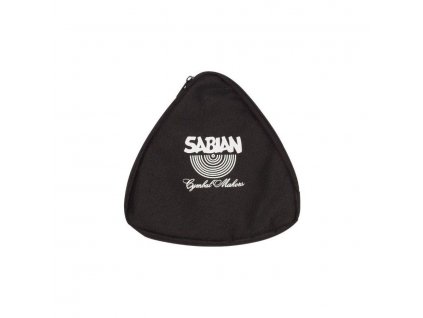 SABIAN 4" BLACK ZIPPERED TRIANGLE BAG