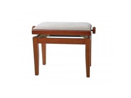 GEWA Piano bench GEWA Piano Deluxe Cherry tree matt Beige cover