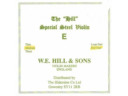 Hill Strings For Violine Thin