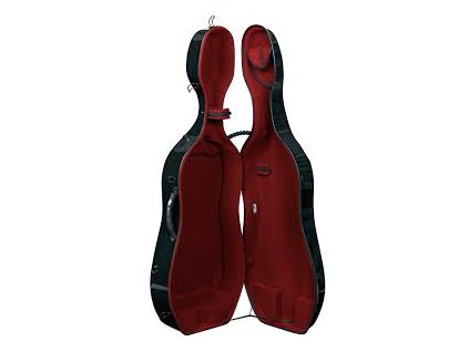 GEWA Cases Cello case Idea Evolution 4.9 Highgloss Black/red