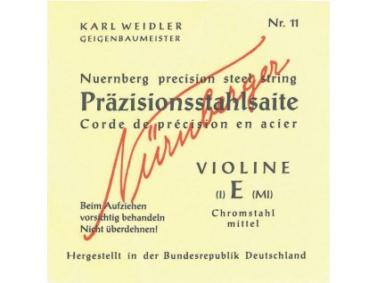 Nurnberger Strings For Viola Precision solid core D