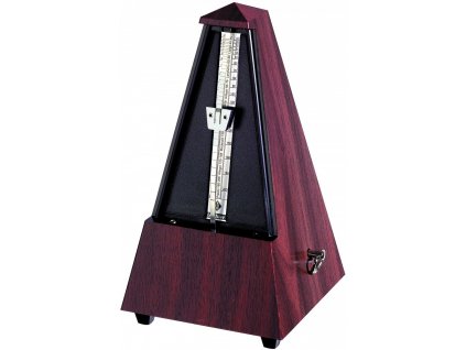 Wittner Metronome Pyramid shape Mahogany grain