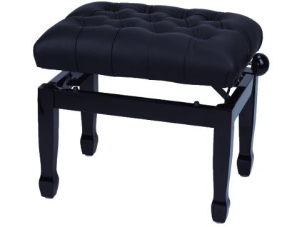 GEWApure Piano bench de Luxe XL Black highgloss
