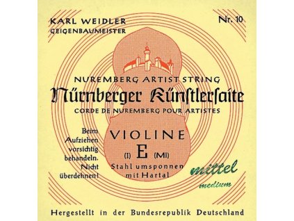 Nurnberger Strings For Violin Kuenstler strand core 1/8