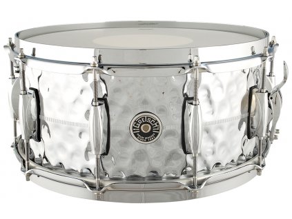 Gretsch Snare Brooklyn Series GB4000 Metal, 6,5x14" Hammered Chrome Over Brass Shell