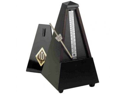 Wittner Metronome Pyramid shape Black high gloss 806