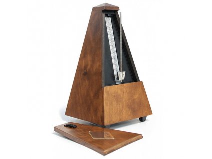 Wittner Metronome Pyramid shape Oak brown. matt 818