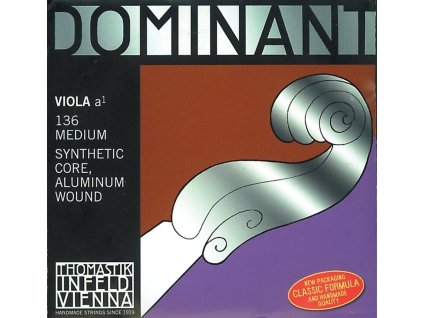 Thomastik Strings For Viola Dominant nylon core G Silver