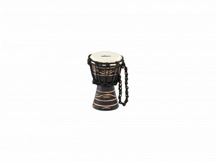 NINO DJEMBE AFRICAN XX-SMALL BLACK CARVING