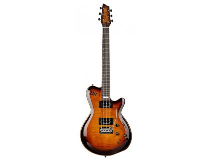 GODIN LGXT SA Cognac Burst Flame AA