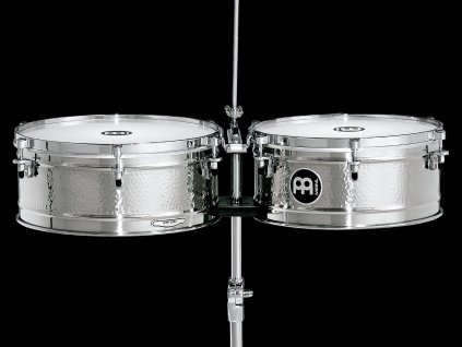 MEINL TIMBALES 14"+15" LUIS CONTE S. STAINL.STEEL REMO HEAD