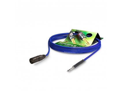 Sommer Cable PC Goblin 2x0,14qmm, Blue, 0,50m