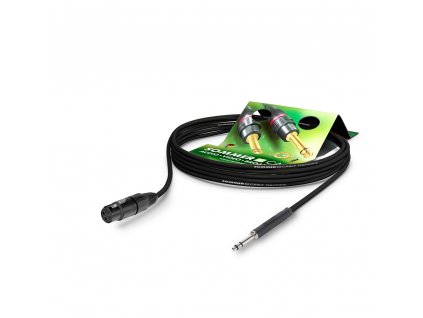 Sommer Cable PC Goblin 2x0,14qmm, Black, 0,25m