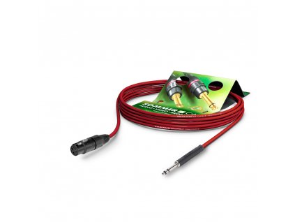 Sommer Cable PC Goblin 2x0,14qmm, Red, 2,50m