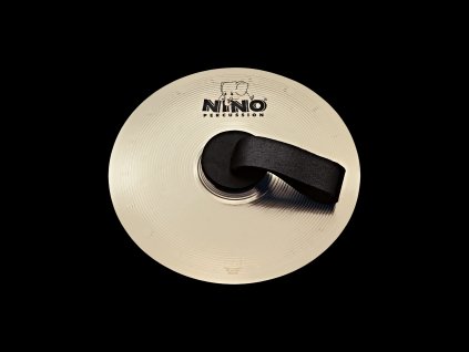 NINO MARCHINGCYMBAL 35,5 CM PC.NINO NICKELSILVER, WITH STRAPS