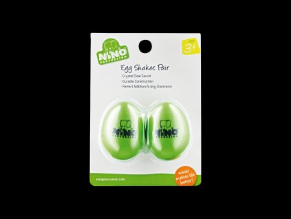 NINO EGG-SHAKER, PAIR GRASS GREEN