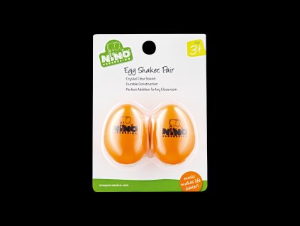 NINO EGG-SHAKER, PAIR ORANGE