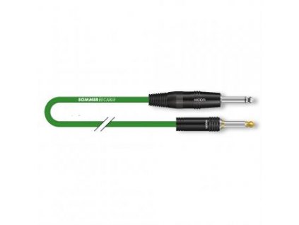 Sommer Cable TR7H; Jack / Jack; 3m; Green