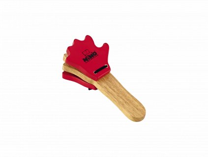 NINO HAND-CASTANET WOOD NATURAL/RED