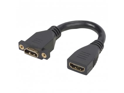 Sommer Cable HDMI fm Einbau<>HDMI fm, 15cm, Black