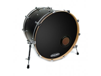 Evans 20'' EMAD Resonant Black Bass drum