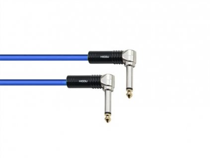 Sommer Cable TX9M; Jack 90- / Jack 90-; 0,2m; Blue