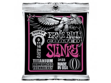 Ernie Ball Coated Slinky Titanium Super.009-.042