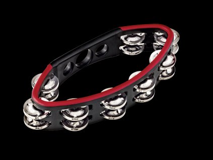 MEINL SPEED UP TAMBOURINE BLACK, STEEL JINGLES