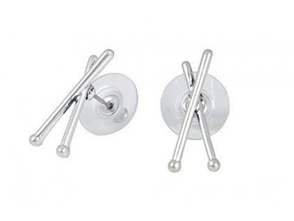 GEWA Unisex Ohrstecker Drumsticks 9.5 cm 980270 von GEWA silber 520098495