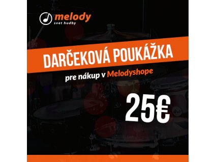 Darčeková poukážka pre nákup v Melodyshope 20€