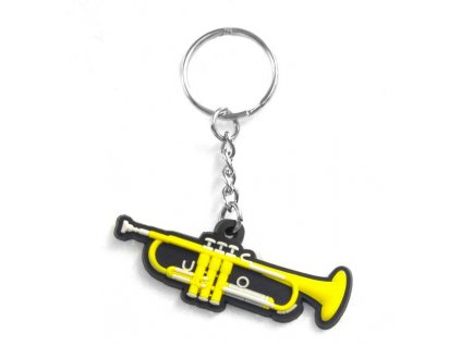 Musician Designer Music Key Chain Trumpet