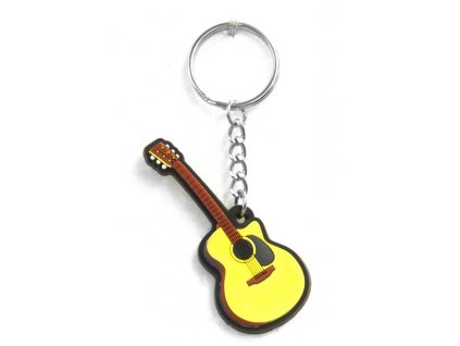 Musician Designer Music Key Chain Acoustic Guitar