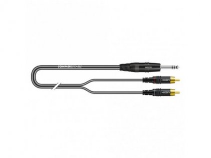 Sommer Cable IC Onyx 2x0,25qmm, Black, 5,00m