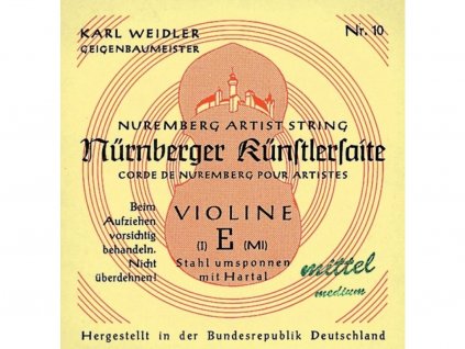 Nurnberger Strings For Violin Kuenstler strand core 1/4