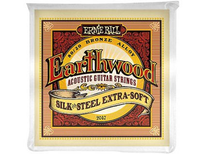 Ernie Ball Earthwood Silk & Steel Extra Soft 80/20 Bronze Acoustic Guitar Strings