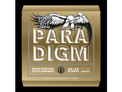 Ernie Ball Paradigm Medium Light 80/20 Bronze Acoustic Guitar Strings