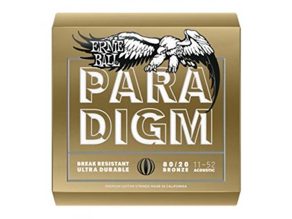 Ernie Ball Paradigm Light 80/20 Bronze Acoustic Guitar Strings