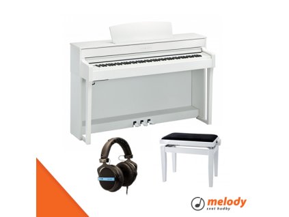 15.Yamaha CLP 645 White Set
