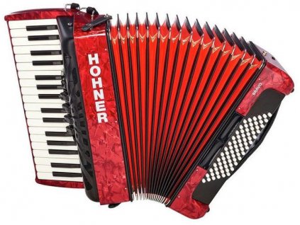 HOHNER Bravo III 72 red SilentKey