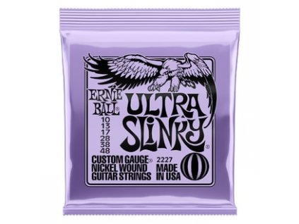 Ernie Ball Ultra Slinky Nickelwound Electric Guitar Strings 10 - 48