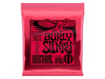 Ernie Ball Burly Slinky Nickelwound Electric Guitar Strings 11 - 52