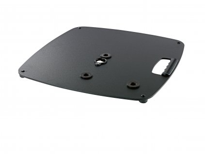 K&M 26706 Base plate Structured Black