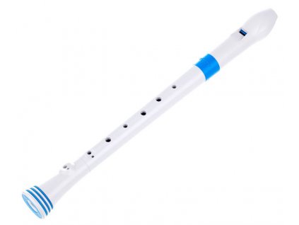 NUVO Soprano recorder White/Blue Baroque