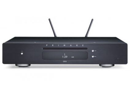 primare cd15 prisma cd and network player front black with antenna 600x297