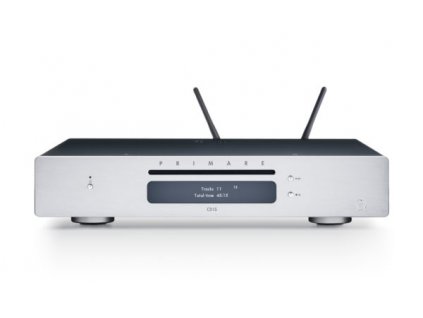 primare cd15 prisma cd and network player front titanium with antenna 600x356